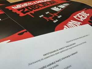 Ankieta oraz materiały edukacyjne.