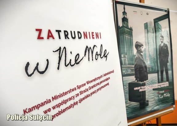 Człowiek to nie towar – policjanci debatowali z młodzieżą na temat przestępstwa handlu ludźmi