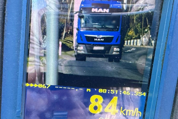 Sulęcińska drogówka ostudziła rajdowe zapędy kierowcy ciężarówki!