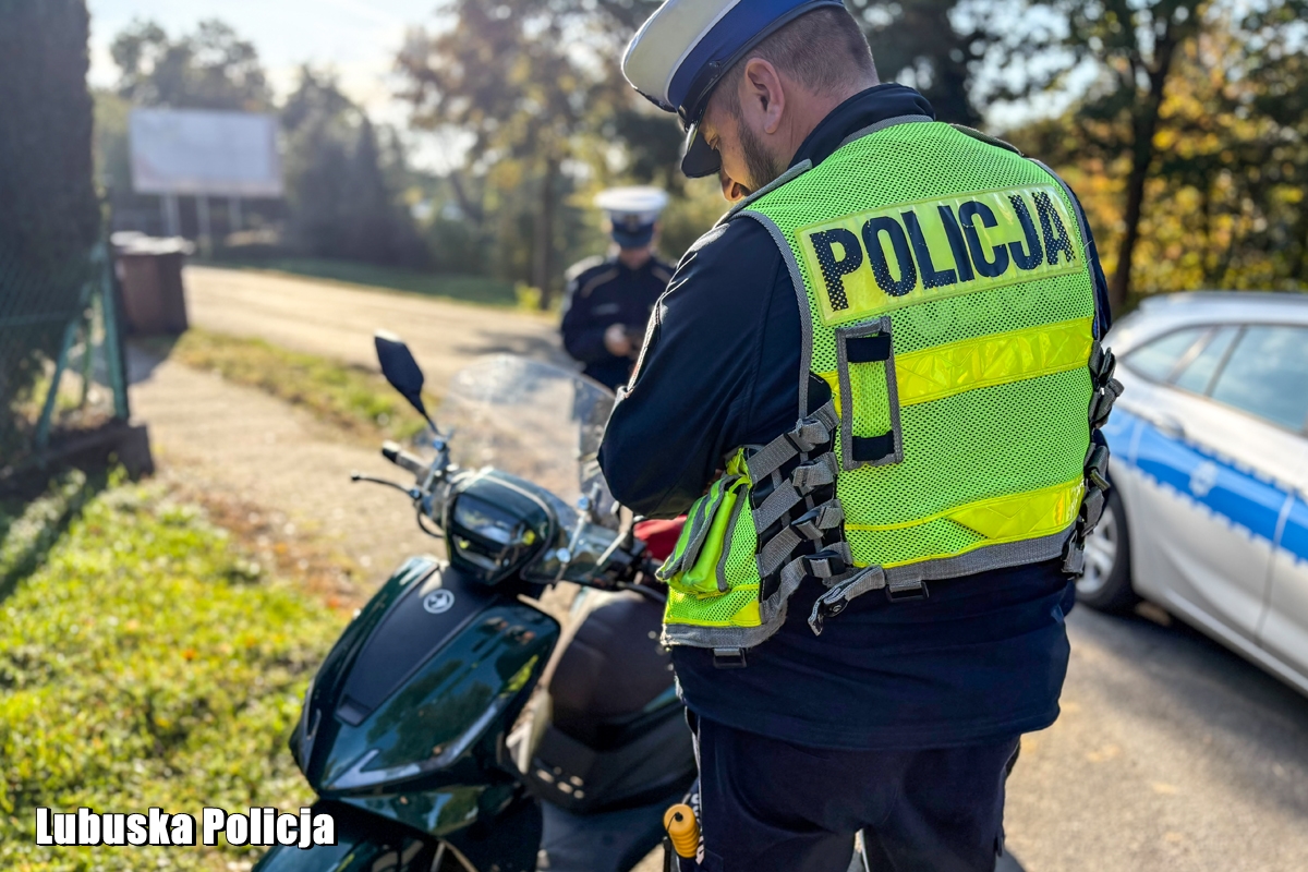 Kontrole motocyklistów w powiecie sulęcińskim